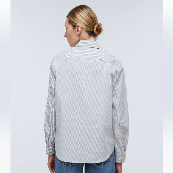 Madewell With-a-Twist Shirt in Signature Poplin - Picture 2 of 6